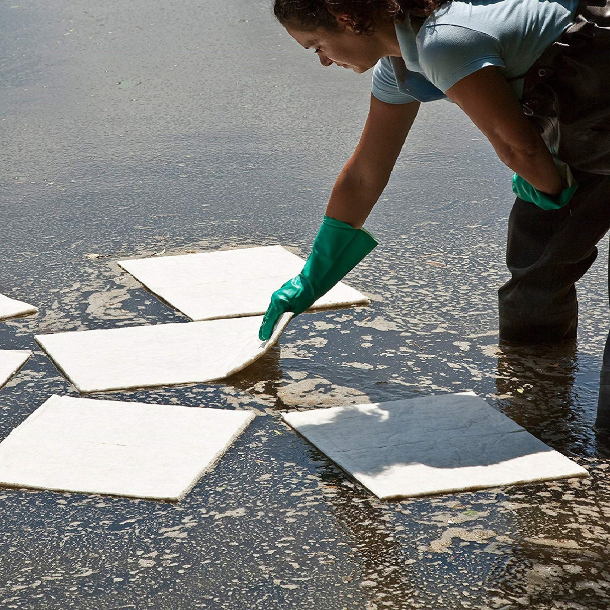 Chłonna mata olejowa 400x500x5mm (2/2: detale)