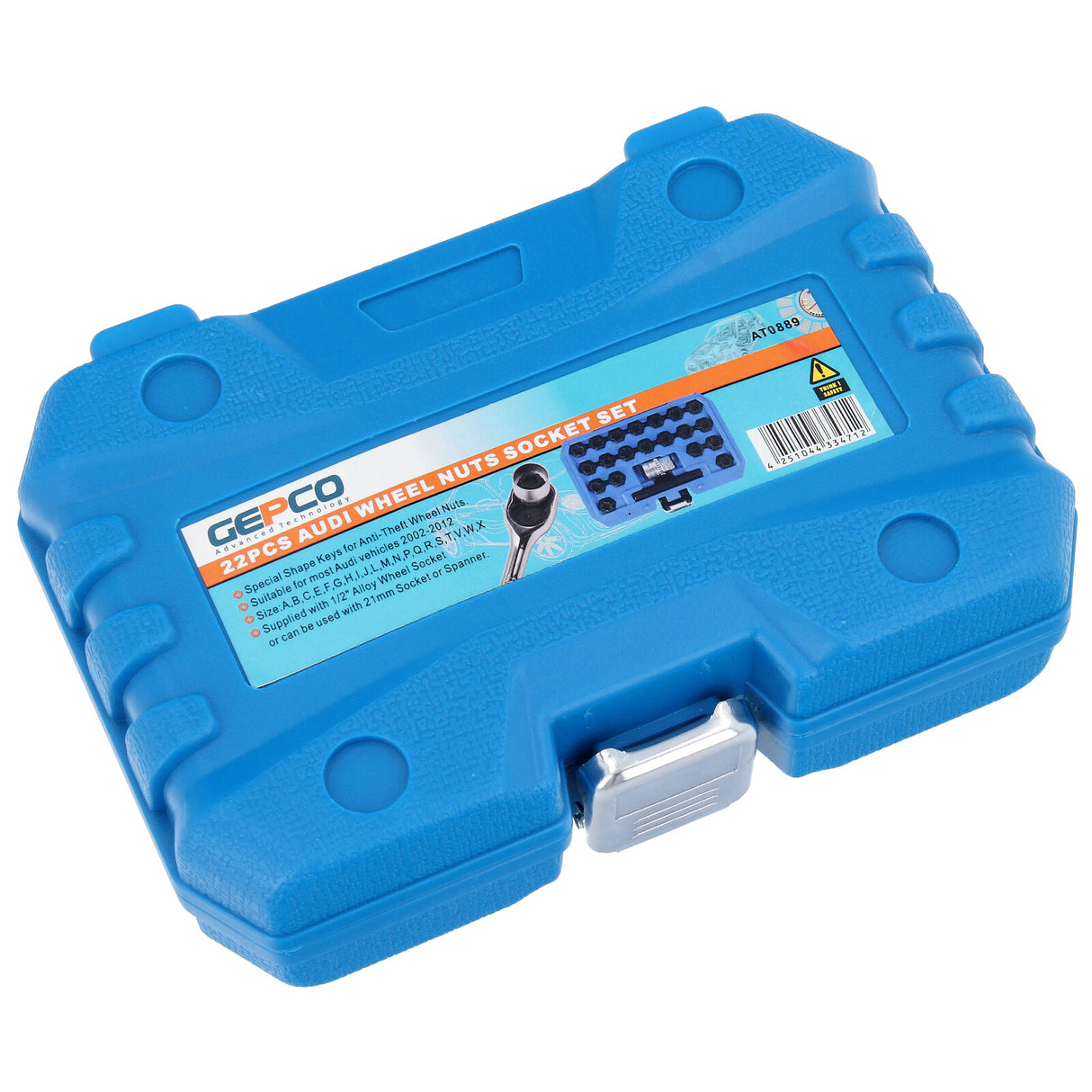 22tlg Automotive Felgenschloss Radschrauben Radbolzen Knacker Werkzeug für Audi