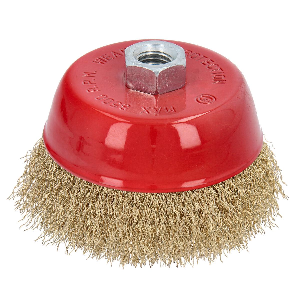 3/5/10-tlg Topfbürste Drahtbürste Ø 100mm M14 Flex Winkelschleifer Messing besch
