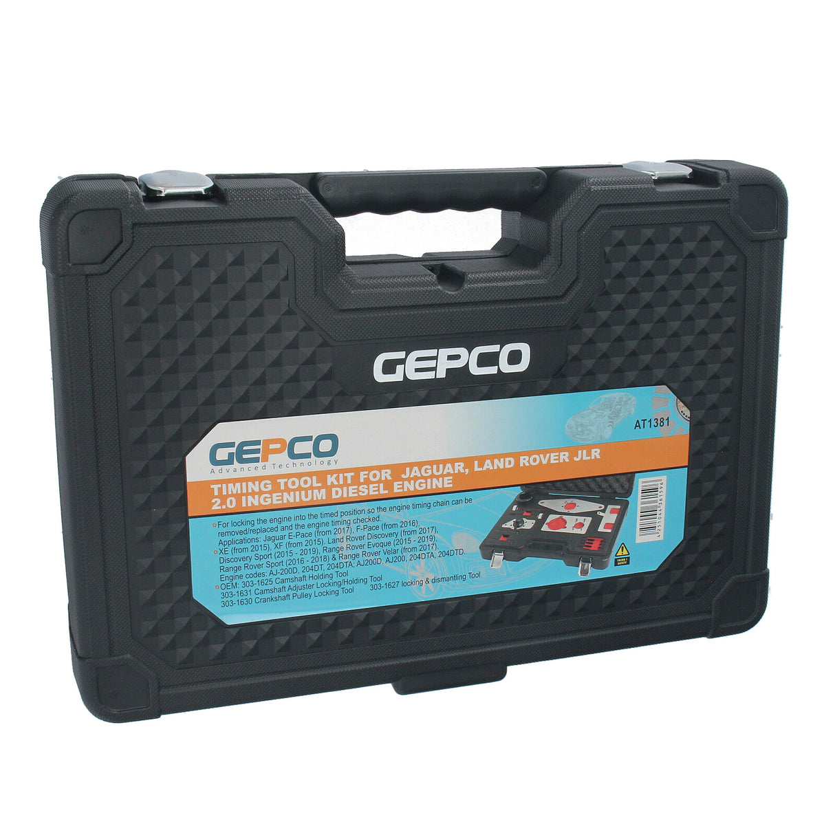 GEPCO Motor Einstellwerkzeug für Jaguar Land Rover JLR 2.0 Ingenium Diesel Motor