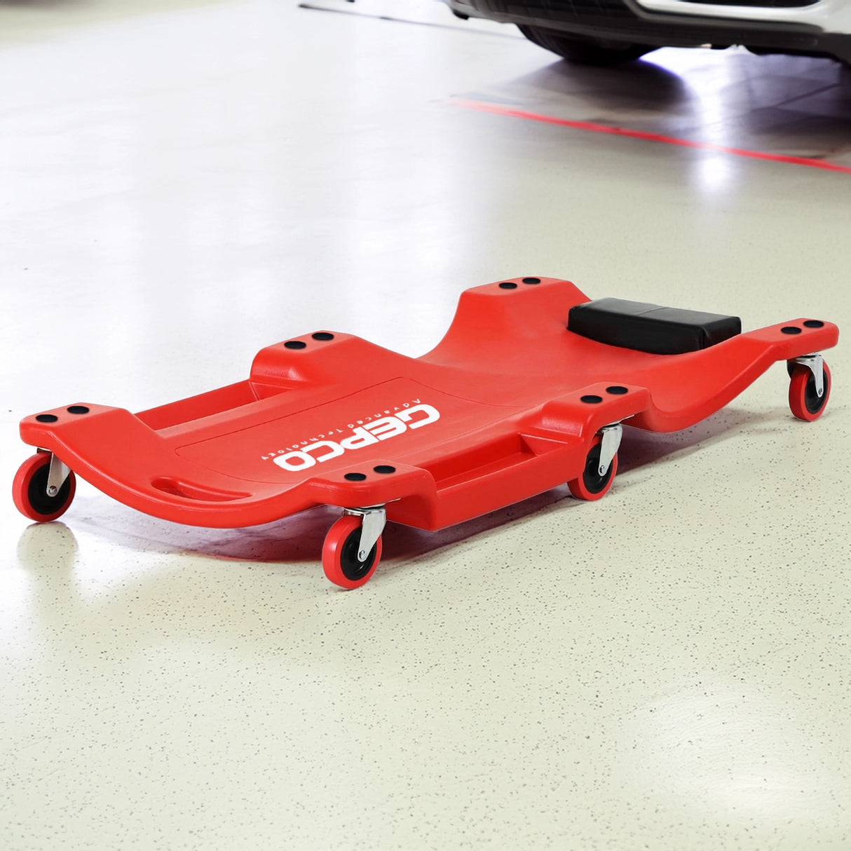 Werkstattliege Werkstatt-Rollbrett Auto Liegebrett Montageliege mit 100 cm Länge