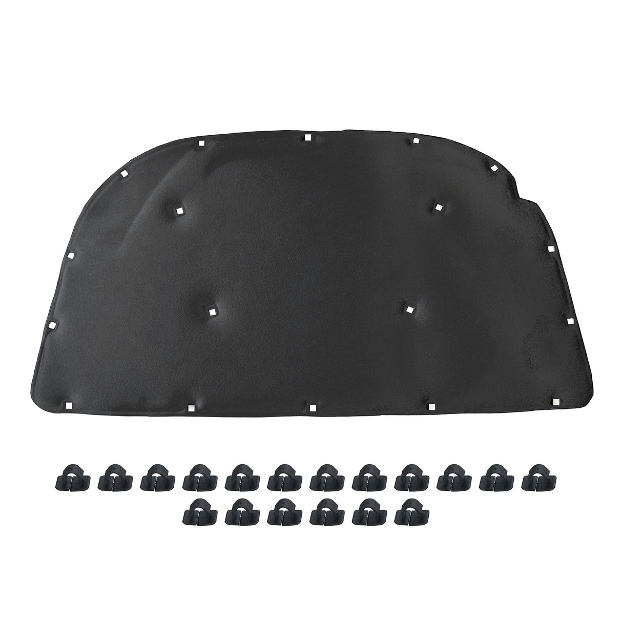 GEPCO Isolamento cofano motore con clips per AUDI A6 C6 2004-2011 4F0863825