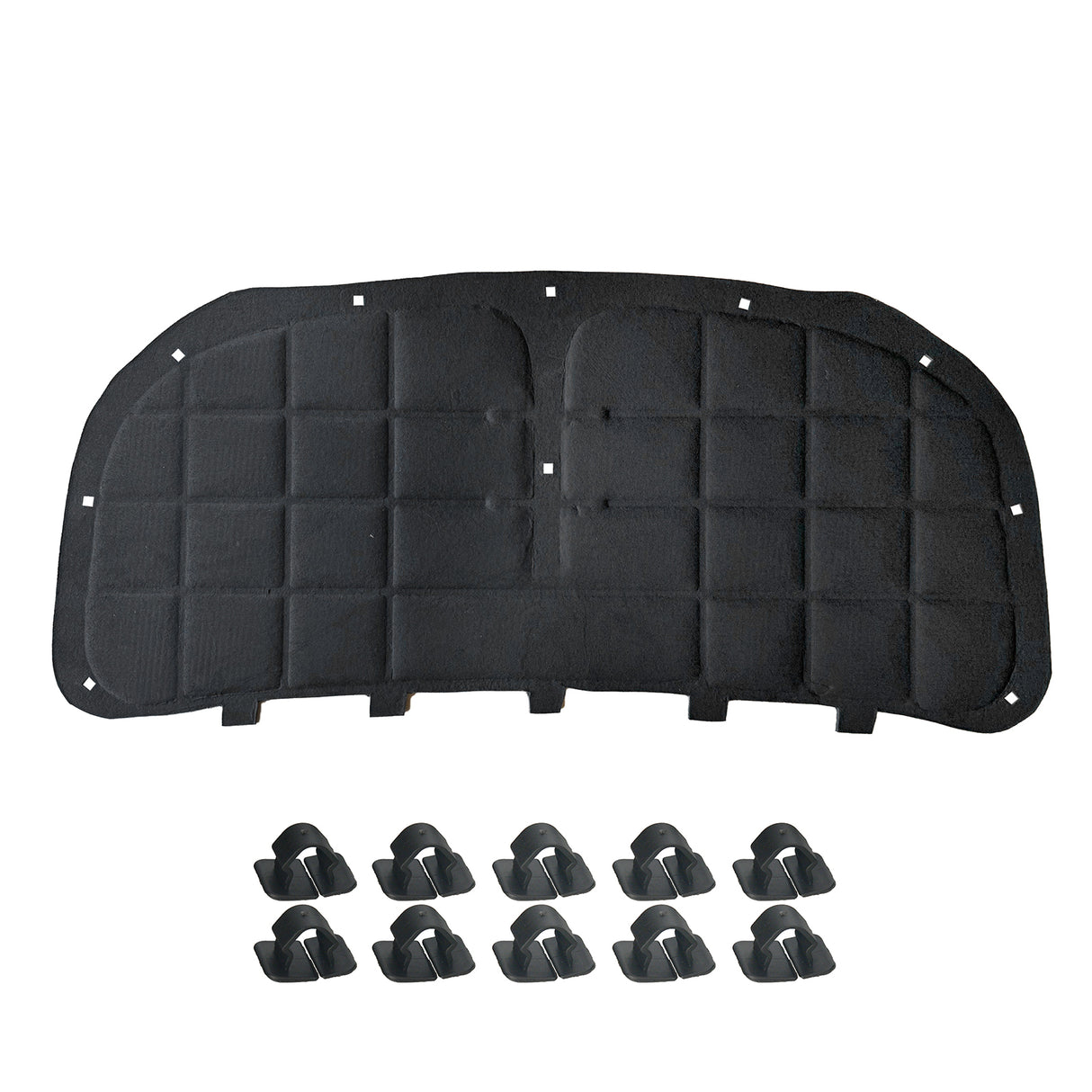 GEPCO Pannello isolante cofano motore + clip per VW Touran 1T3 Caddy 2K 2C 10-15