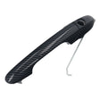 Maniglia esterna porta lato guida anteriore sinistra per Fiat 500 500C 312 dal 2007 carbonio