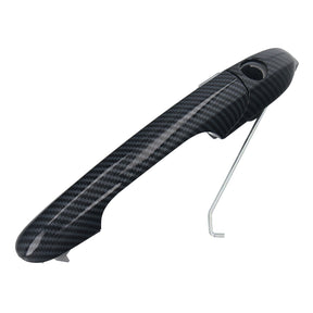Maniglia esterna porta lato guida anteriore sinistra per Fiat 500 500C 312 dal 2007 carbonio