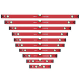 A GEPCO Profi Aluminum Spirit Level in use, demonstrating its precision.