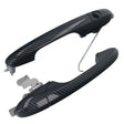 Maniglia esterna porta anteriore sinistra e destra GEPCO per Fiat 500 500C 312 dal 2007 in carbonio