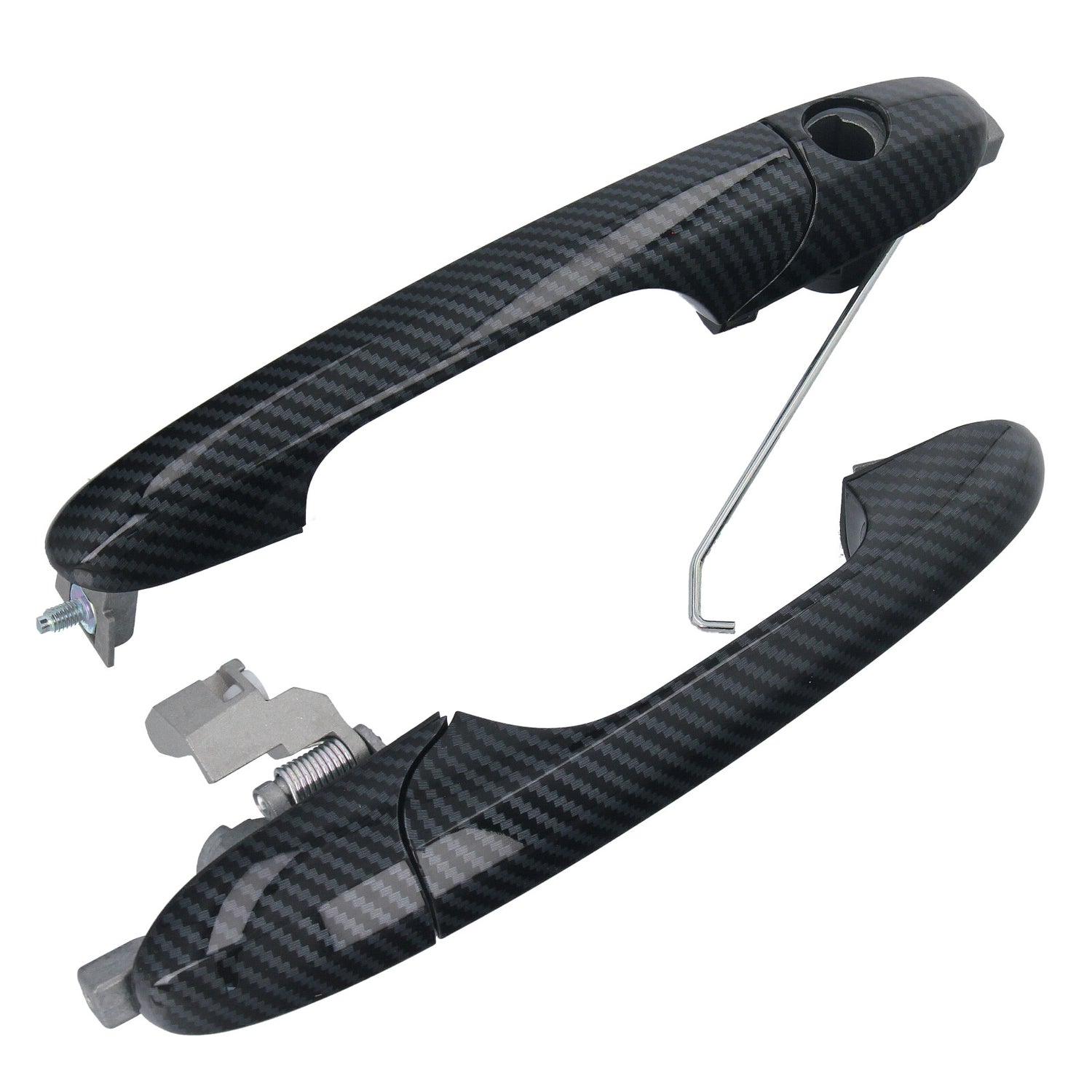 Maniglia esterna porta anteriore sinistra e destra GEPCO per Fiat 500 500C 312 dal 2007 in carbonio