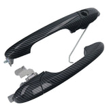Maniglia esterna porta anteriore sinistra e destra GEPCO per Fiat 500 500C 312 dal 2007 in carbonio