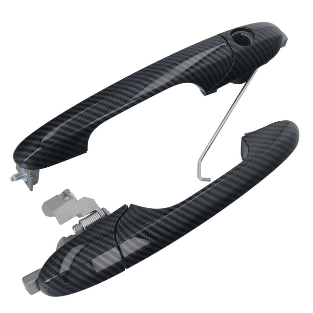Maniglia esterna porta anteriore sinistra e destra GEPCO per Fiat 500 500C 312 dal 2007 in carbonio