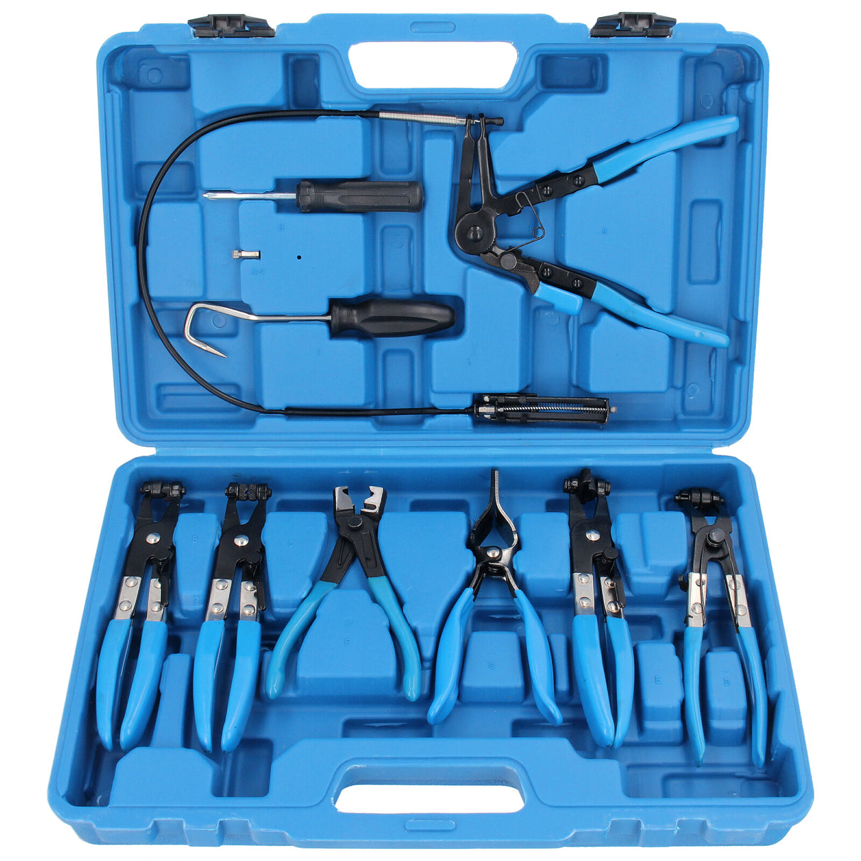 Kit di pinze per fascette stringitubo, pinze per fascette stringitubo, set di pinze per fascette stringitubo, 11 pezzi