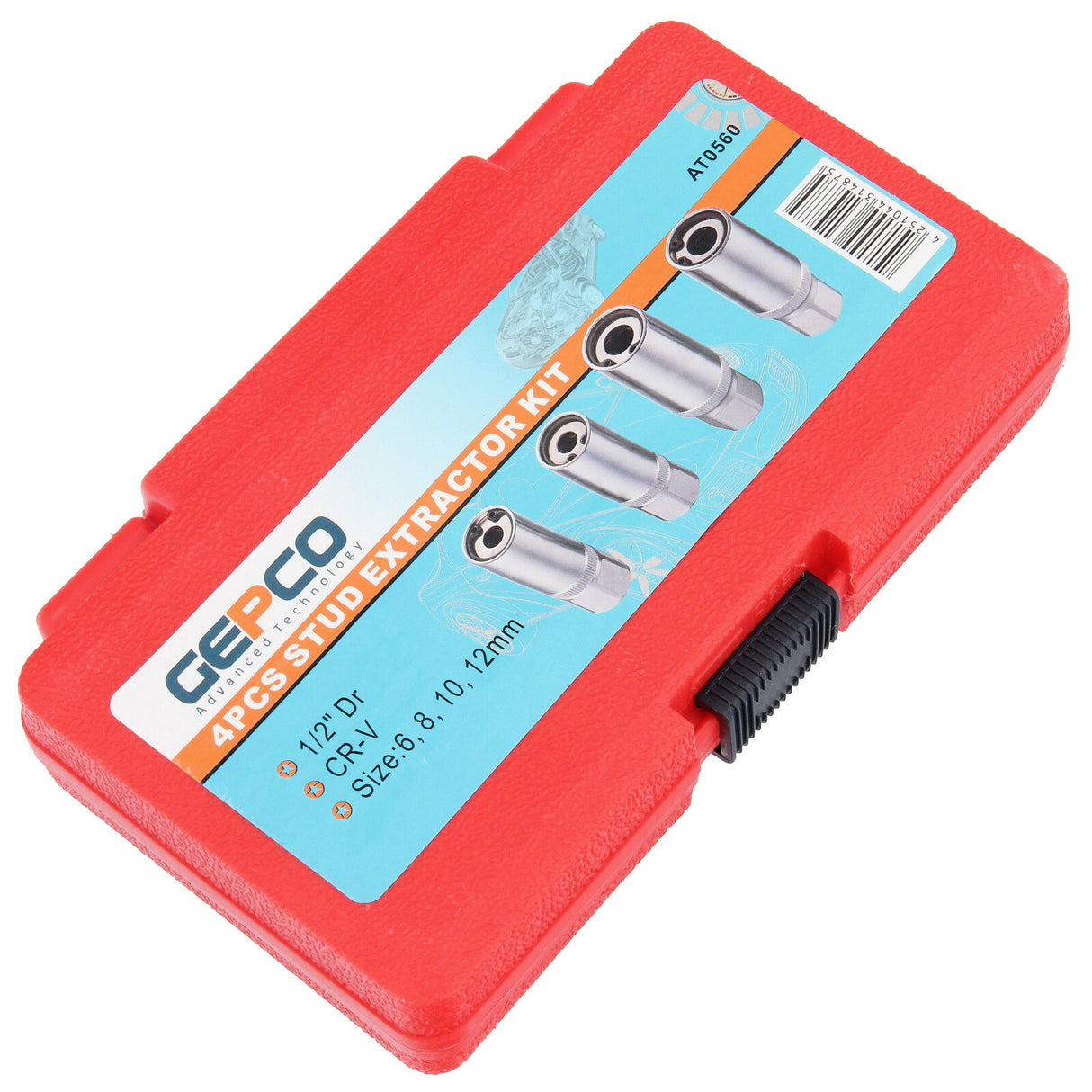 4-tlg. Auszieher-Set Satz Stehbolzen Ausdreher Stehbolzendreher Gewindebolzen Abzieher