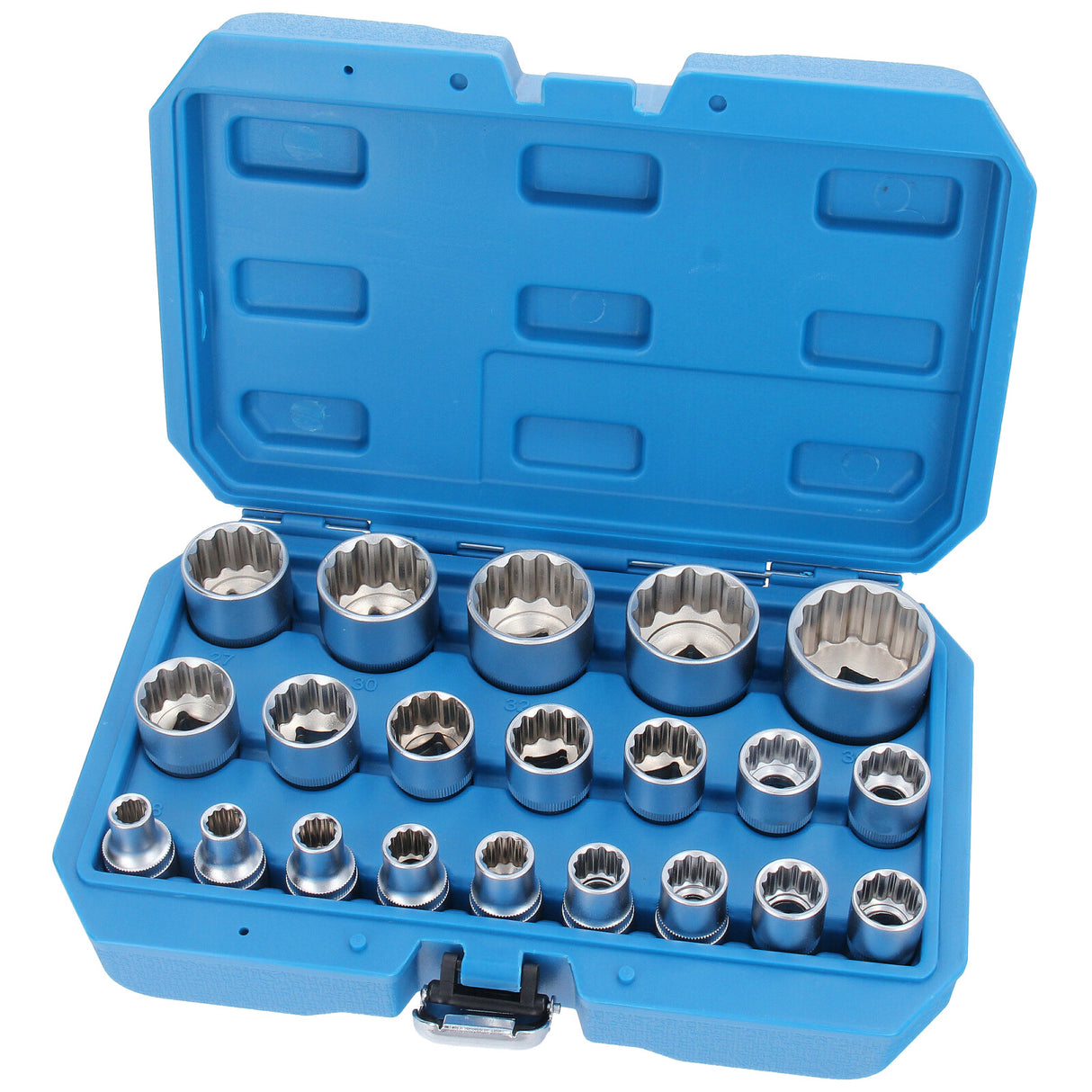 Zestaw kluczy nasadowych Spline 1/2" 21 elementów