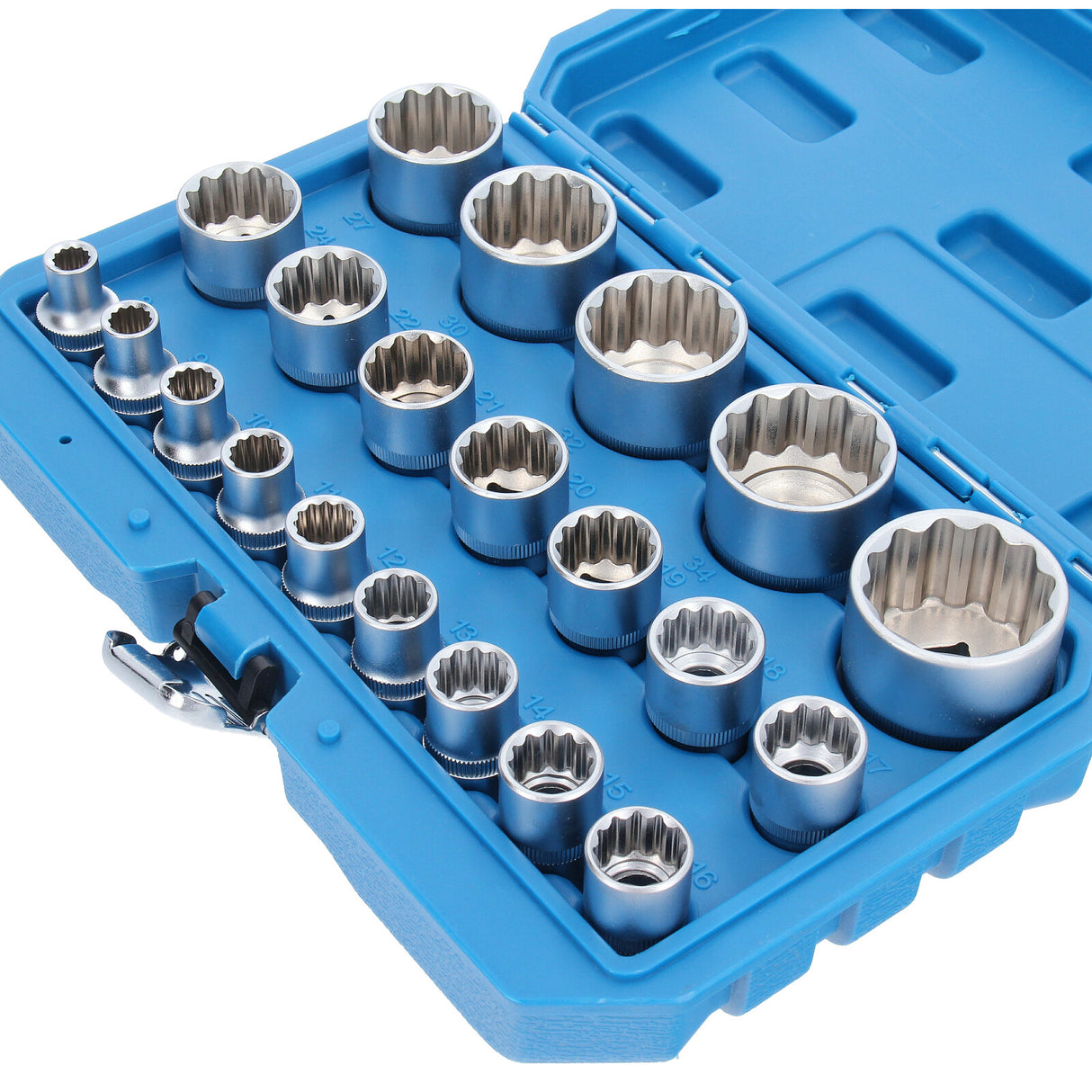 Zestaw kluczy nasadowych Spline 1/2" 21 elementów