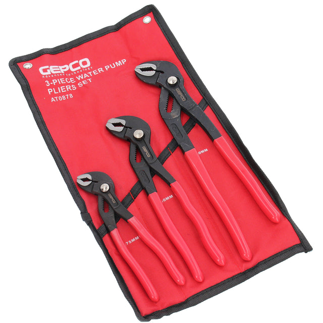 Pinza per pompa dell'acqua, set di pinze per chiavi a tubo, set di chiavi a tubo, lunghezza 180 240 300 mm, 3 pezzi