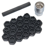 22tlg Automotive Felgenschloss Radschrauben Radbolzen Knacker Werkzeug für Audi