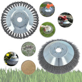 2x Decespugliatore professionale per erbacce, morbido e intrecciato, 25,4x200 mm