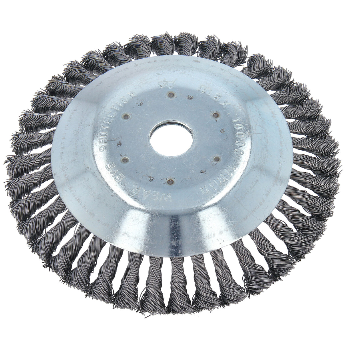 2x profesjonalne szczotki do usuwania chwastów z fug dla kos spalinowych, miękka i spleciona 25,4x200 mm