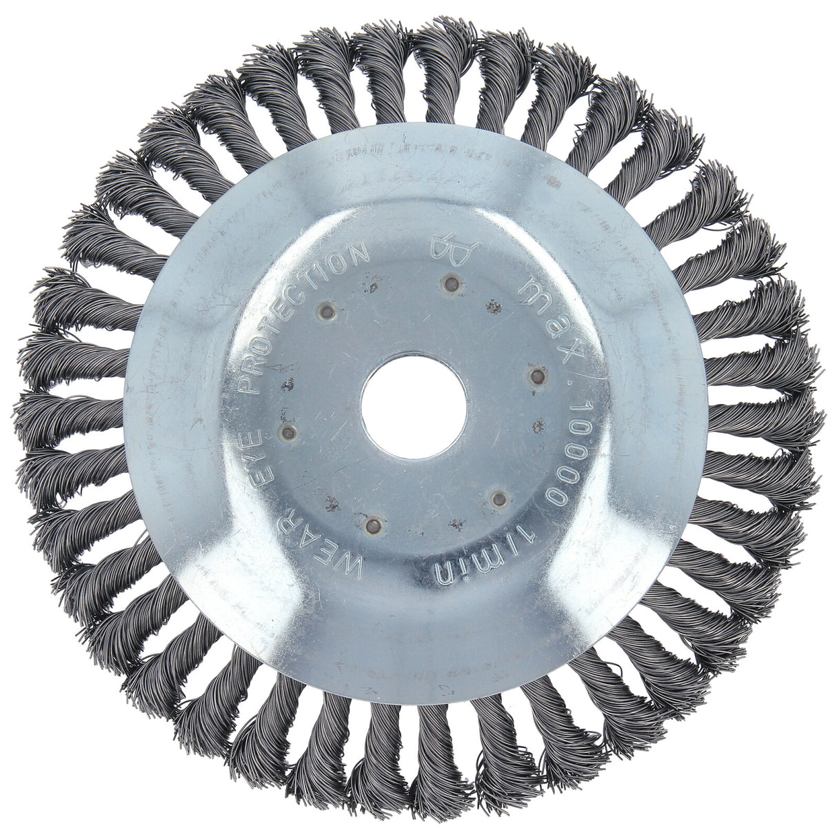 2x profesjonalne szczotki do usuwania chwastów z fug dla kos spalinowych, miękka i spleciona 25,4x200 mm