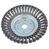 2x profesjonalne szczotki do usuwania chwastów z fug dla kos spalinowych, miękka i spleciona 25,4x200 mm