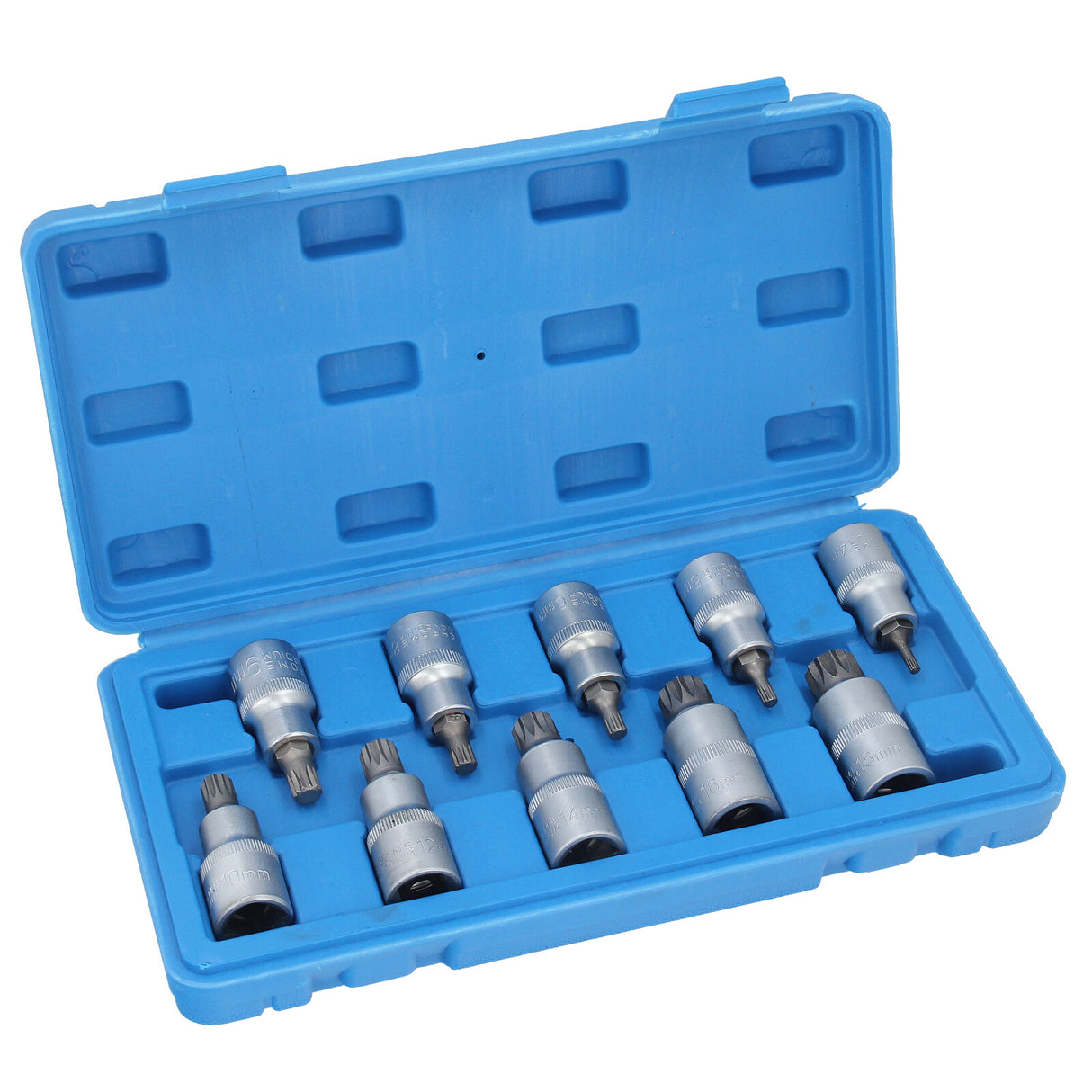 Set di chiavi a bussola professionali GEPCO dadi multi-dente interni da 1/2" Set di dadi a bussola M4-M18