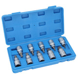 Set di chiavi a bussola professionali GEPCO dadi multi-dente interni da 1/2" Set di dadi a bussola M4-M18