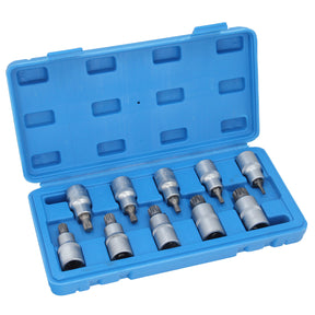 Set di chiavi a bussola professionali GEPCO dadi multi-dente interni da 1/2" Set di dadi a bussola M4-M18