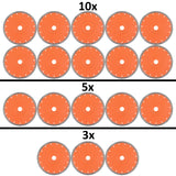 Diamanttrennscheibe Diamantscheibe Fliesen Durchmesser 200 mm Bohrung 25,4 mm
