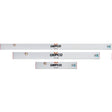GEPCO Riga da Muratore 3pz Set 60-120-180 cm Alu - 2 Livelle a Bolla