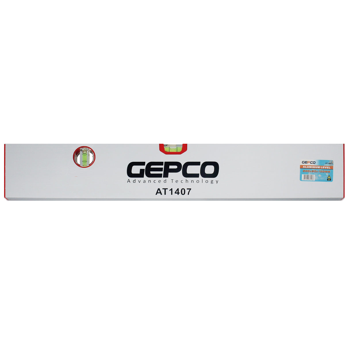 GEPCO Łata murarska 60 - 200 cm Aluminiowa - 2 poziomice wodne