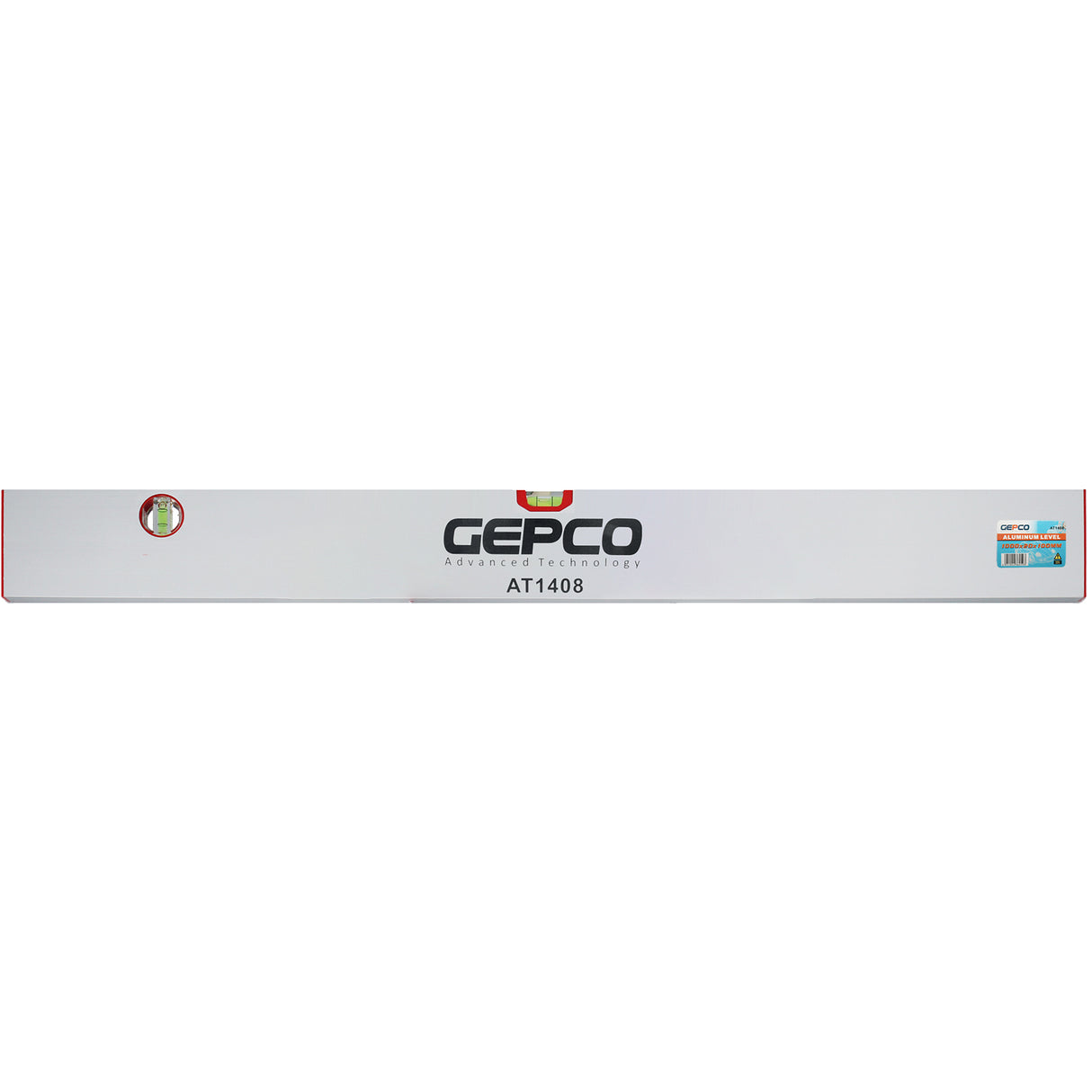 GEPCO Łata murarska 7 szt. 60-100-120-150-180-200 cm alu - 2 poziomice wodne