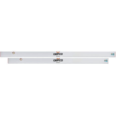 GEPCO Riga da Muratore 2pz 180-200 cm Alu Putzlatte - 2 Livelle a Bolla
