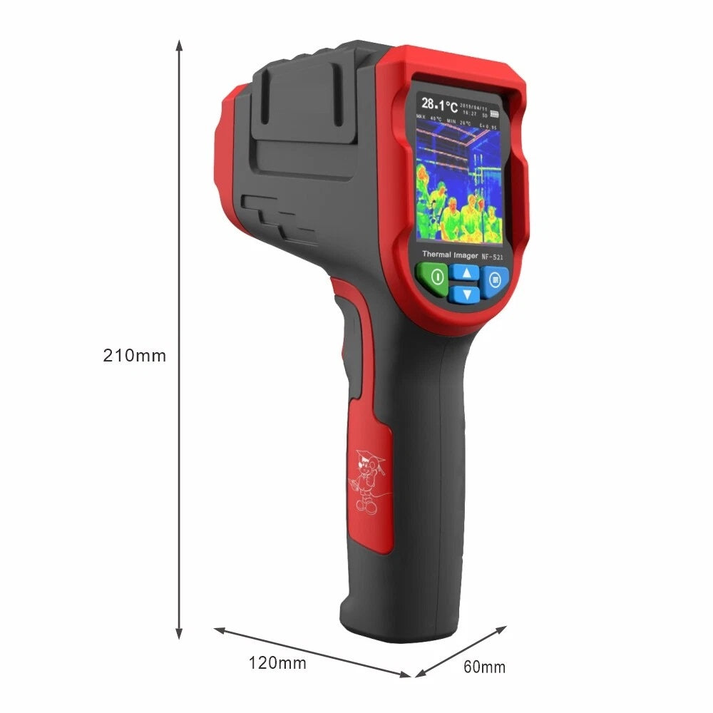 Kamera termowizyjna od -20 do 400 °c 320x240 2,4" tft lcd