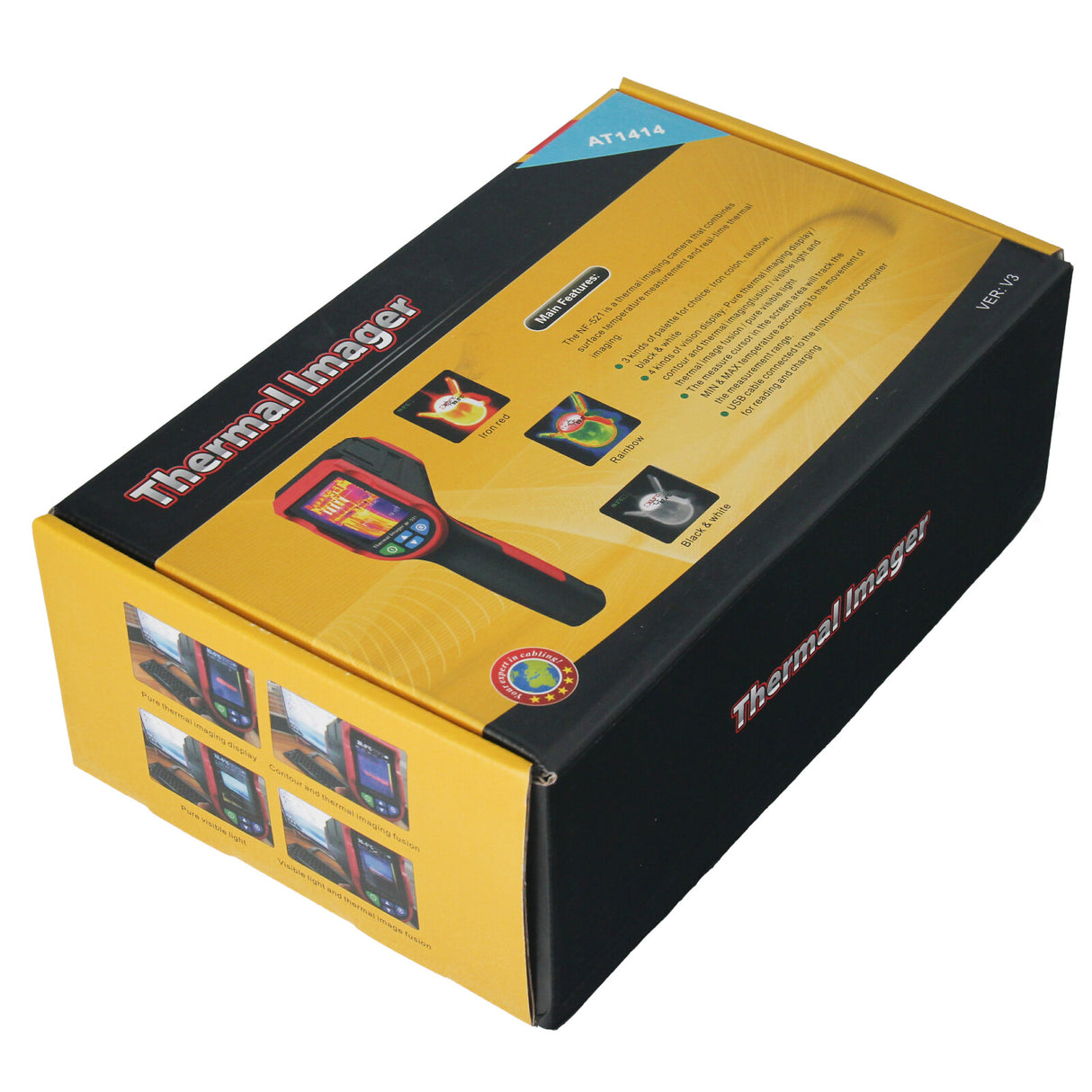 Kamera termowizyjna od -20 do 400 °c 320x240 2,4" tft lcd