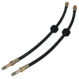 2 tubi freno anteriori sinistro e destro per Seat Arosa VW Lupo Polo 6N Passat 35I