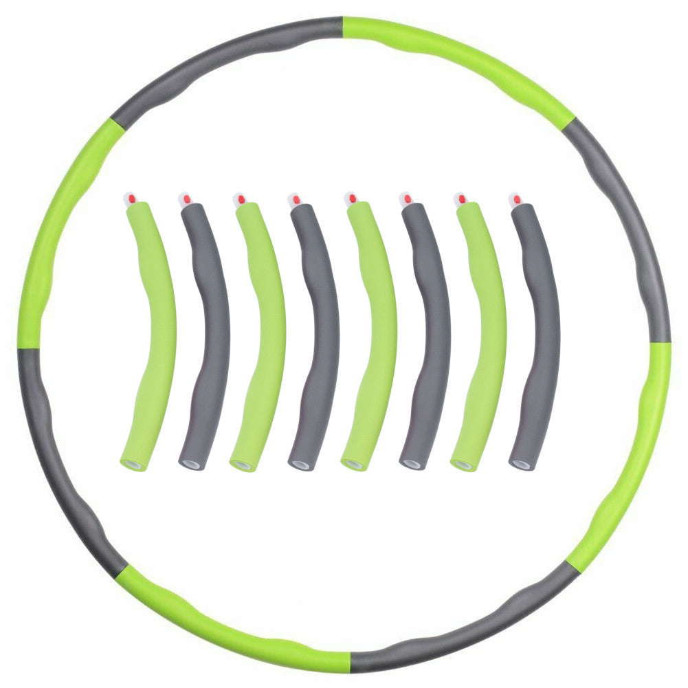 8 Teile Hula Hoop Fitness Reifen Schaumstoff Bauchtrainer Fitnesstraining