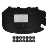 Spugna Insonorizzante Vano Motore Cofano con clips per SKODA SUPERB II 2008-2015
