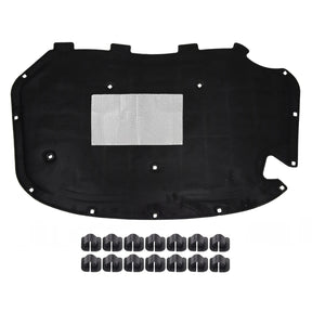 Spugna Insonorizzante Vano Motore Cofano con clips per SKODA SUPERB II 2008-2015