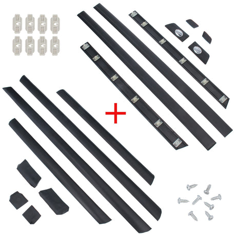 Audi 100/A6 C4 (90-97) Zierleisten Satz Türleisten, oben & unten (Bild 1 von 9)