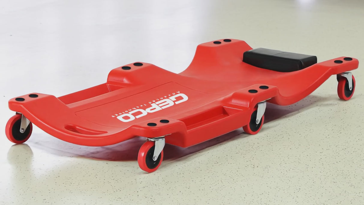 Werkstattliege Werkstatt-Rollbrett Auto Liegebrett Montageliege mit 100 cm Länge